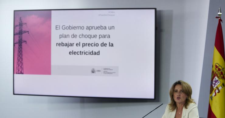 La vicepresidenta tercera y ministra de Transición Ecológica y Reto Demográfico, Teresa Ribera