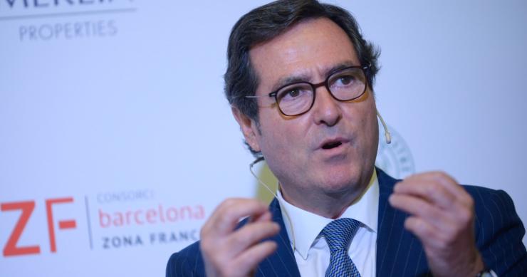 Garamendi (CEOE) critica que en la Generalitat "se han vuelto locos" por querer subir patrimonio