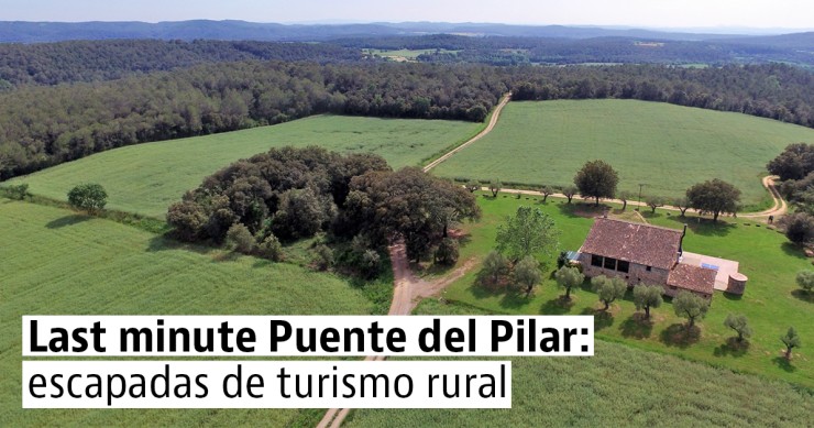 15 casas rurales disponibles para el Puente del Pilar