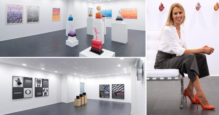 La galerista Diana Llamazares y el uso de vídeos 3D para comprar obras de arte para la vivienda