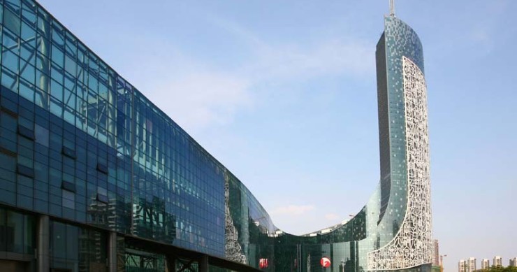 Un rascacielos en espiral en la ciudad de Hefei fusiona la innovación con la caligrafía china