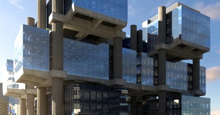 Archivo - Edificio Los Cubos (Madrid)