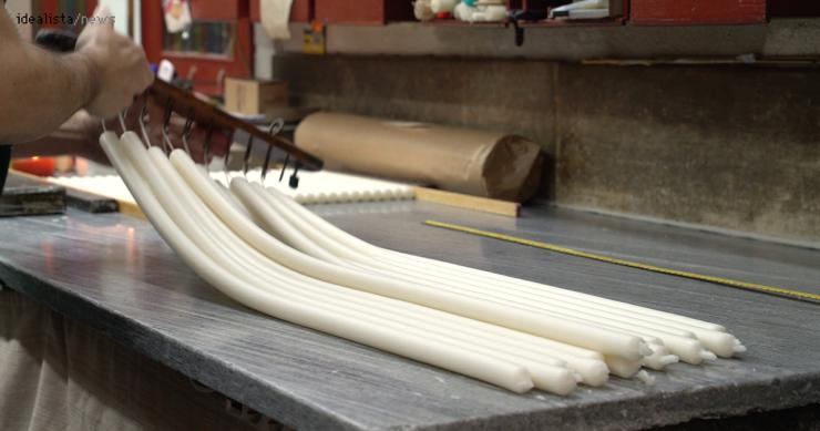 Cerería Ortega, 128 años haciendo velas para la casa