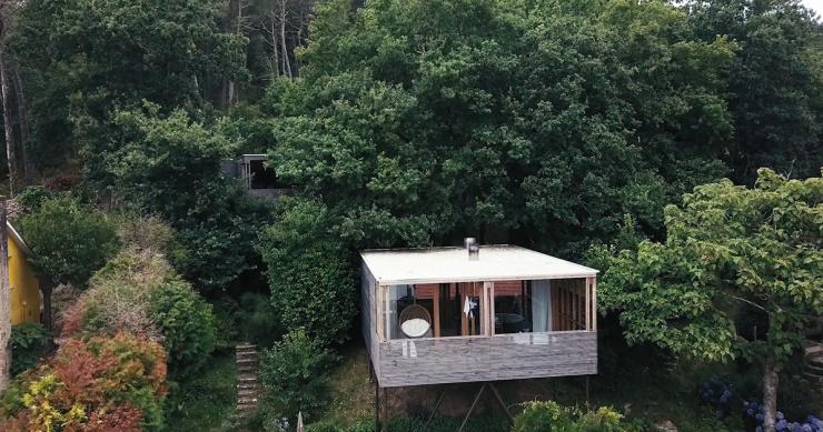 Las cabañas en los árboles de A Coruña que coleccionan premios de Arquitectura 