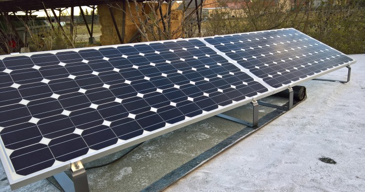 Orientación paneles solares