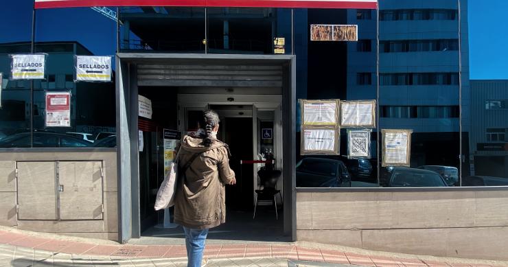 Una oficina del Servicio Público de Empleo Estatal (SEPE), a 28 de octubre de 2021, en Madrid (España).