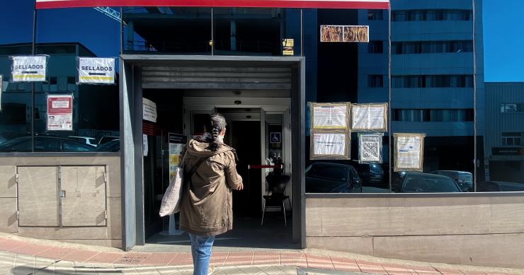 Una oficina del Servicio Público de Empleo Estatal (SEPE), a 28 de octubre de 2021, en Madrid (España). 