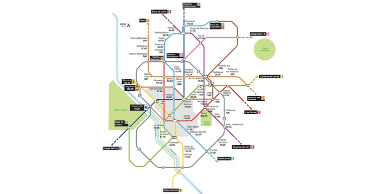 Imagen del día: las paradas de metro más caras y baratas de Madrid para comprar piso nuevo