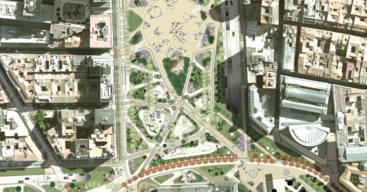 La nueva Plaza de España de Madrid: verde, sostenible y más peatonal