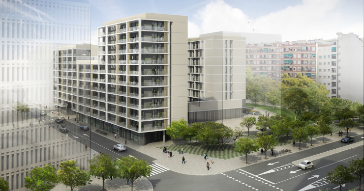 Culmia levanta en Barcelona un desarrollo mixto residencial, comercial y geriátrico