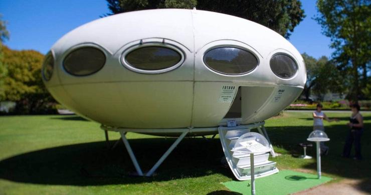 La casa prefabricada con forma de OVNI que triunfó en los años 70