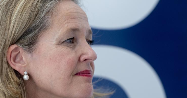 La vicepresidenta primera y ministra de Asuntos Económicos y Transformación Digital, Nadia Calviño