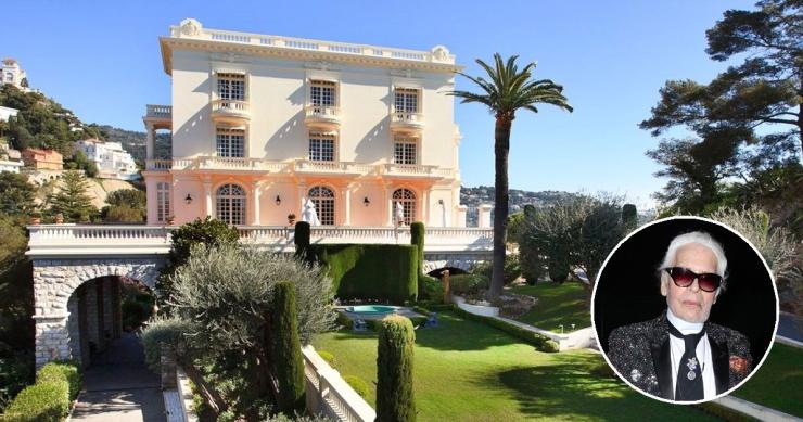 La antigua villa de Karl Lagerfeld en la Riviera francesa se alquila desde 15.000 euros la noche