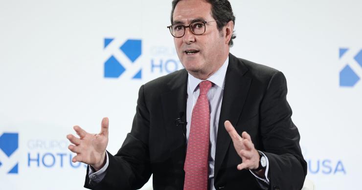 El presidente de la CEOE, Antonio Garamendi