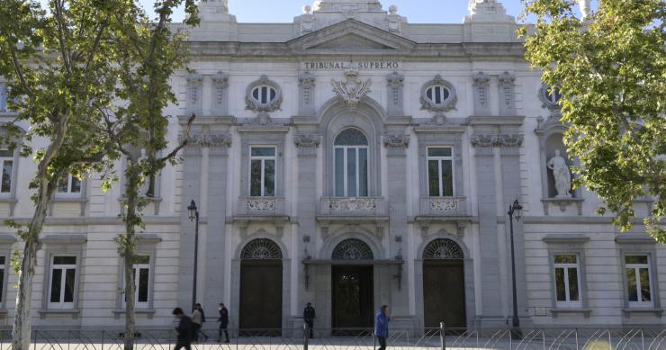 Fachada del Tribunal Supremo