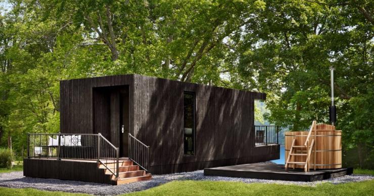 Hurley House, un hotel de cabinas prefabricadas que se inaugura este año