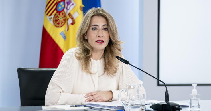 La ministra de Transportes, Movilidad y Agenda Urbana, Raquel Sánchez