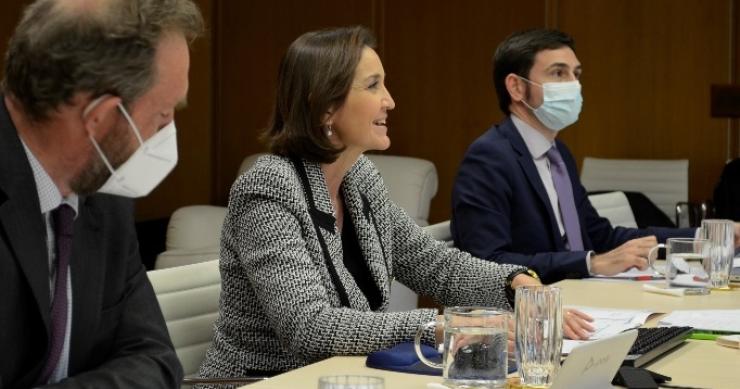 La ministra de Industria, Comercio y Turismo, Reyes Maroto