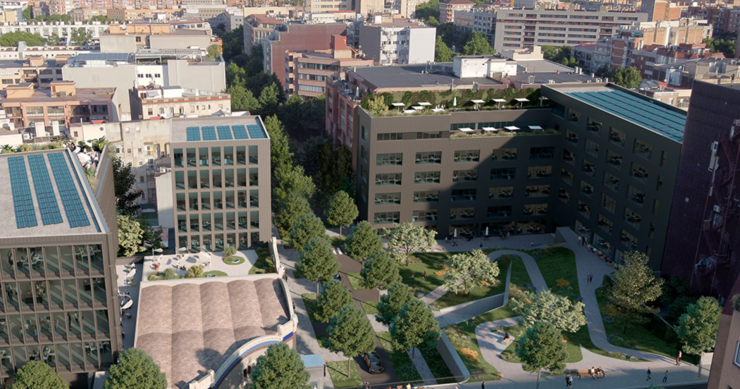 Tyrus invierte 15 millones en las oficinas que Glenwell levanta en el 22@ para CBRE GI