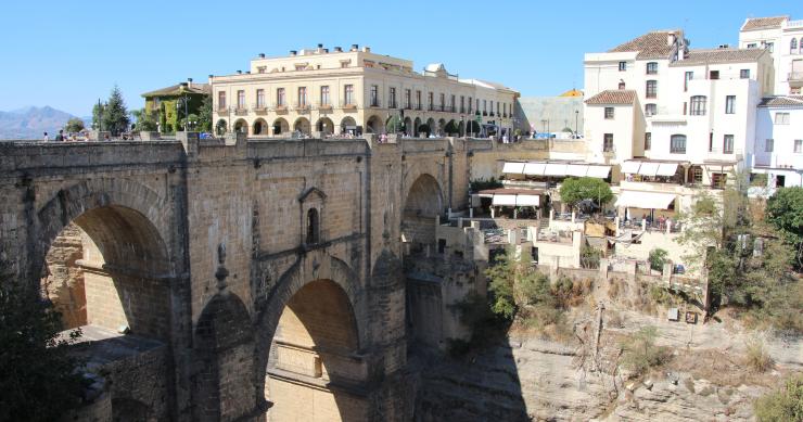 El famoso Puente Nuevo de Ronda, Málaga