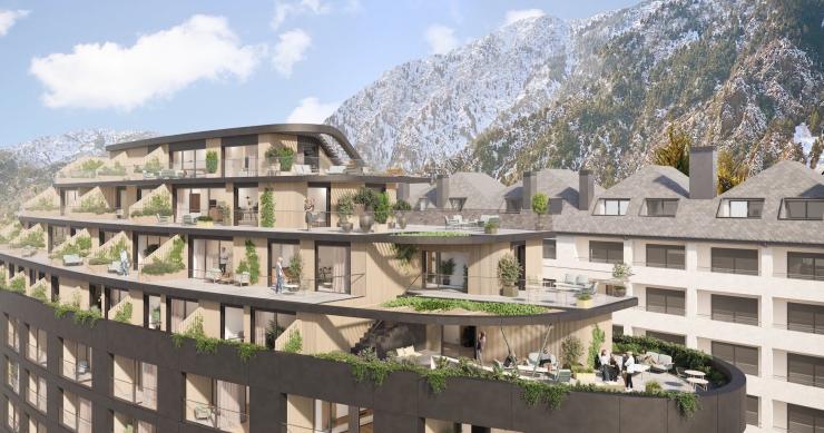 Kategora invierte 33 millones en un nuevo complejo de apartamentos en Andorra