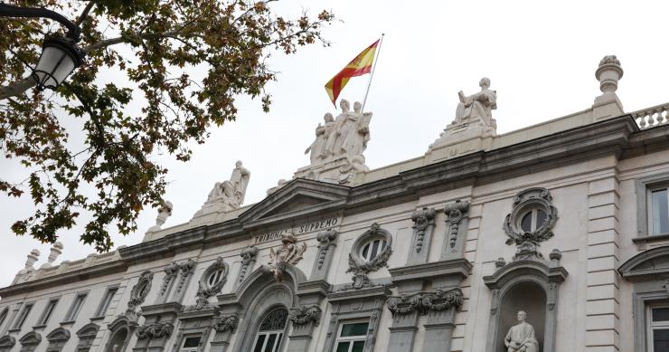 Archivo - Fachada del edificio del Tribunal Supremo 