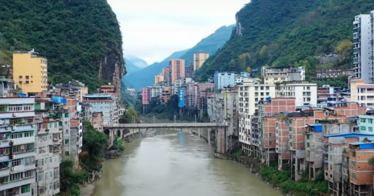 Uno de los puentes de Yanjin