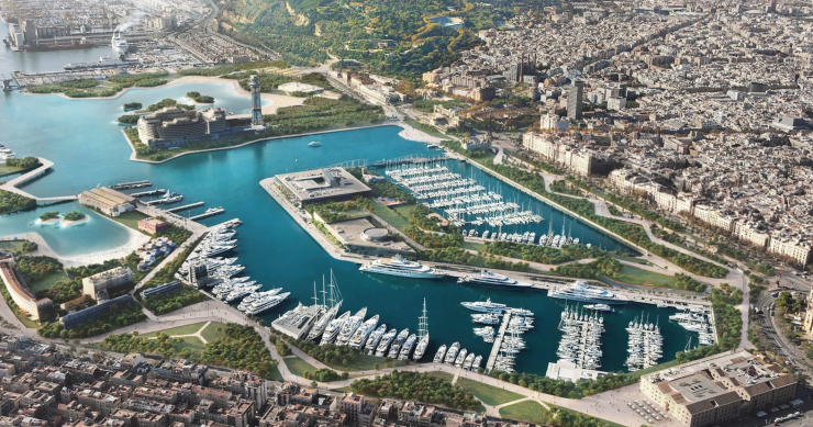 ‘Parc Blau’, la propuesta idílica para un puerto de Barcelona abierto a la ciudad