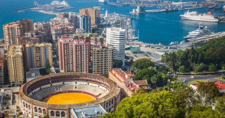 La ciudad de Málaga