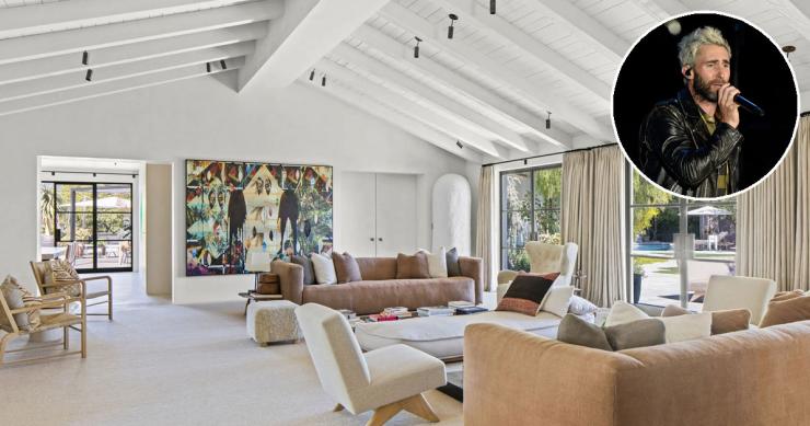 Adam Levine, vocalista del grupo Maroon 5, logra vender esta bonita mansión por 48,4 millones
