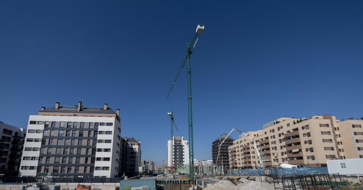 Los visados de obra nueva crecen con fuerza en 2022