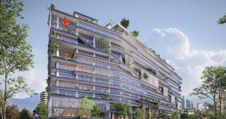 Banco Santander construirá una nueva sede corporativa en Chile con una inversión estimada de 335 millones