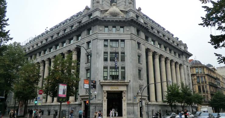 Sede de BBVA en la Gran Vía de Bilbao