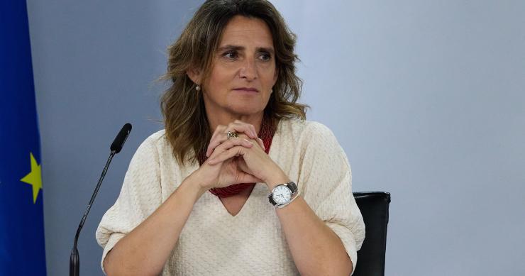 La vicepresidenta tercera y ministra para la Transición Ecológica y el Reto Demográfico, Teresa Ribera