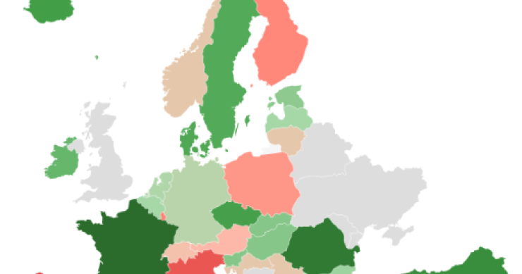 El mapa de la fertilidad en la UE: España tiene la segunda tasa más baja