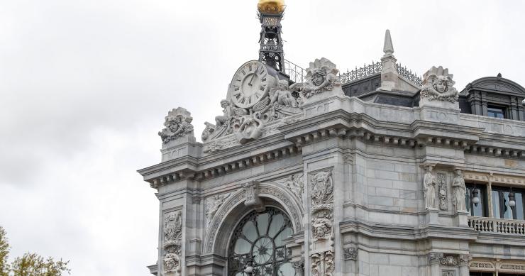 Fachada del Banco de España.