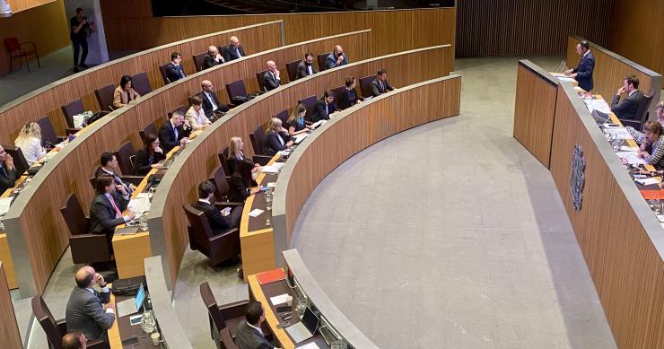 Debate de orientación política de Andorra, en el Consell General (parlamento)