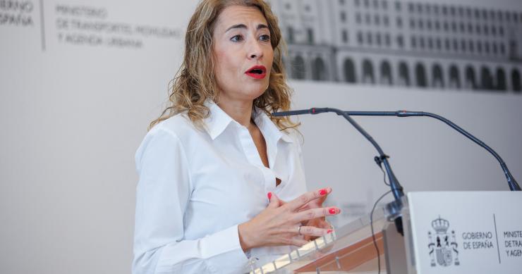La ministra de Transportes, Movilidad y Agenda Urbana, Raquel Sánchez.