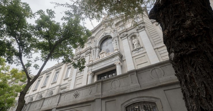 Fachada del Tribunal Supremo, a 10 de octubre de 2022, en Madrid (España).