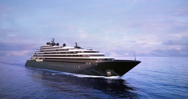 Evrima es el primer crucero de lujo bajo la bandera de Ritz-Carlton Yacht Collection