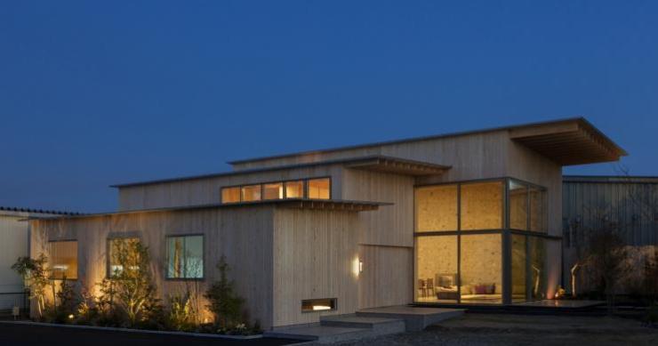 Casa de madera en Japón