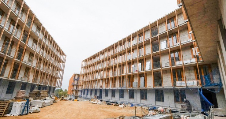 Archivo - Promoción de vivienda pública en el barrio de Can Ribes de Gavà