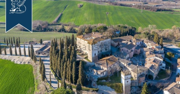 Un castillo medieval en venta en idealista