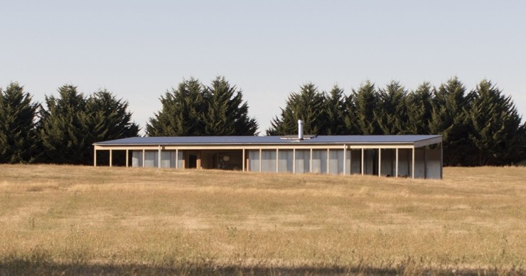 Una vivienda de diseño en un entorno rural de Australia