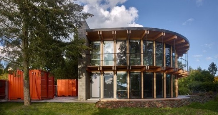 Casa eficiente de madera en República Checa