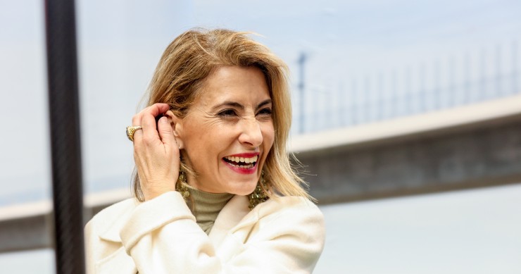 La ministra de Transportes, Movilidad y Agenda Urbana, Raquel Sánchez