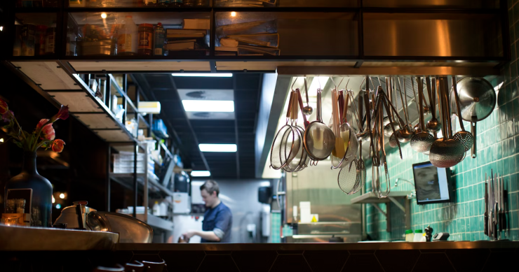 Dark kitchen