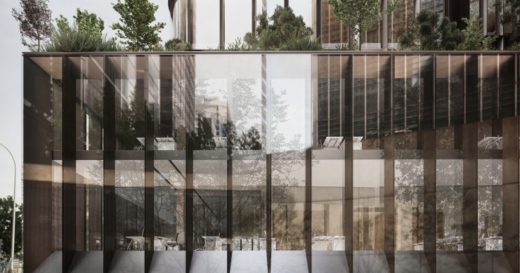 Façana de l'edifici d'oficines