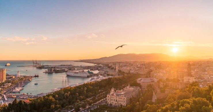 tramonto in Spagna
