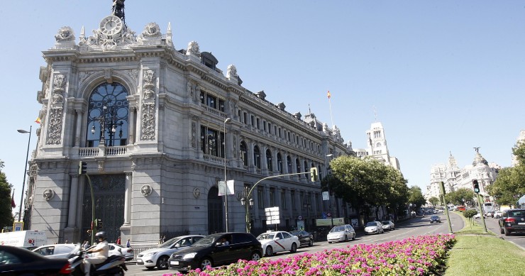 Archivo - Fachada de la sede del Banco de España en Madrid